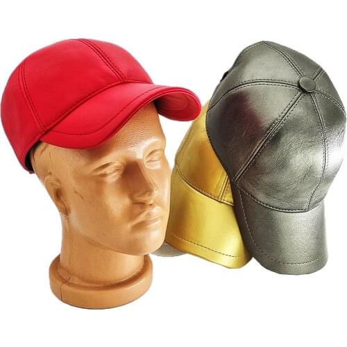 MODAQUEEN Store genuine leather baseball cap unisex summer colorful high quality women men bestseller hot selling 2021-2022