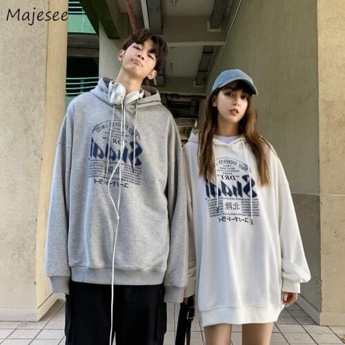 Men Hoodies Oversize Pullover Sweatshirts Spring Autumn Japanese Style Harajuku Couples Leisure Streetwear Mens Retro Ulzzang