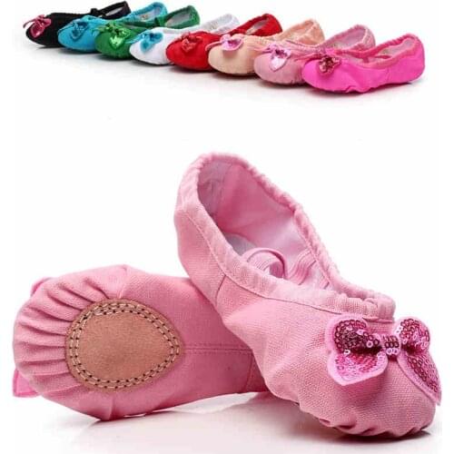 Adult Soft Sole Girls Dancing Shoes For Womens Ballet Dance Shoes Ballerina Child Ballet Shoes Kids Yoga Flat Shoes Dance Shoes
