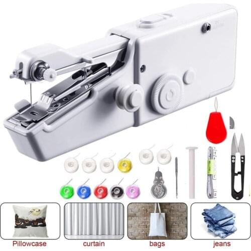 Portable Sewing Machine,Sewing Professional Sewing Handheld Tool-Quick Stitch Tool for Clothing,or Kids Cloth Home Travel Use