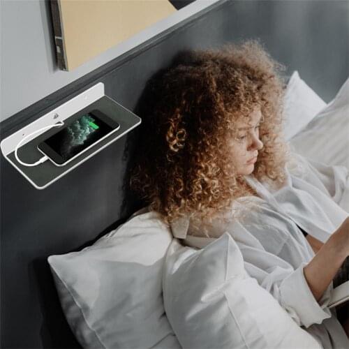 Practical Wall Hanging Bluetooth Speaker Organizer Rack Floating Storage Shelf Stand Household Decor Storing Accessories