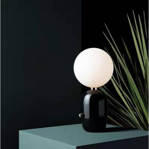 Nordic Fashion PARACHILNA ABALLS Doll Head Table Lamp Touch Switch Lustre Modern Bedroom Bedside Living Room Study Stand Lamp