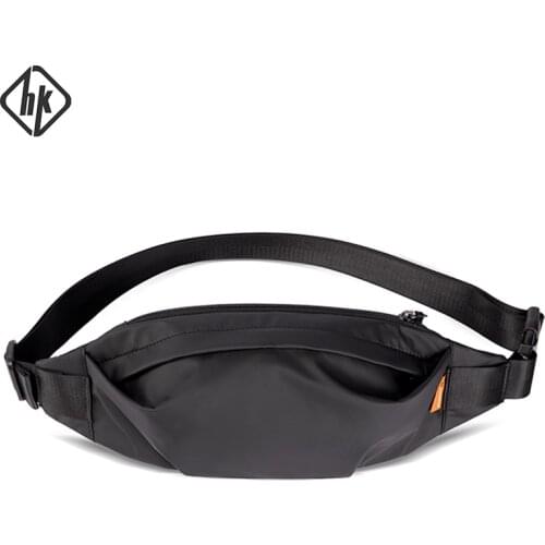 Hk New Mens Shoulder Bag Men Multifunction Messenger Bags Male Waterproof Sling Chest Crossbody Bags Walking Bagpack Waist Pack