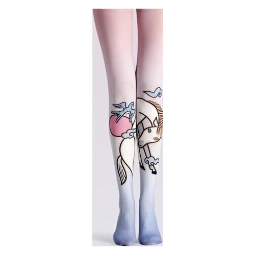 VP Unique stockings pink unicorn pattern Tights High-quality Silk stockings 1 order=1p