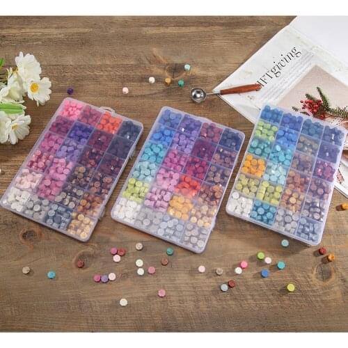 1 Box Vintage Octagonal Sealing Wax Tablet DIY Envelope Party Invitation Letter Card Tools Seal Dedicated Stamp Seal Wax Beads