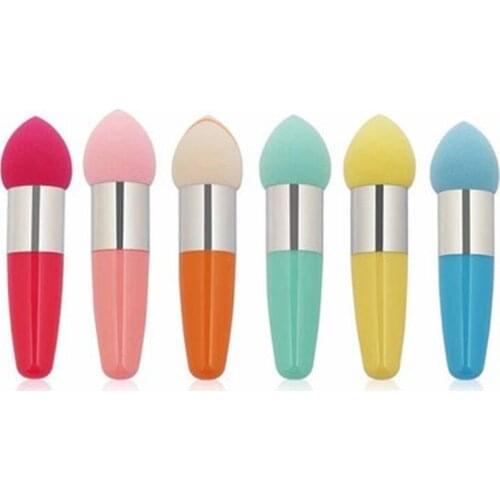 1PC Women Mushroom Head Foundation Powder Sponge Beauty Cosmetic Puff Face Makeup Brushes Tools with Handle