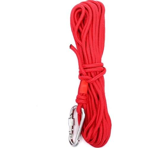 10M Hot New Red Fishing Magnets Rope Strong Search Magnets Fishing Pot Fishing Magnet Rope Dropshipping