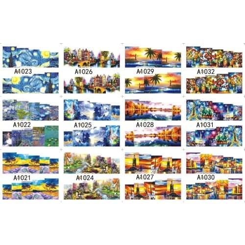 UPRETTEGO 12 PACKS / LOT NAIL ART BEAUTY WATER DECAL SLIDER NAIL SUN FLOWER STARY NIGHT OIL PAINTING VAN GOGH A1021-1032