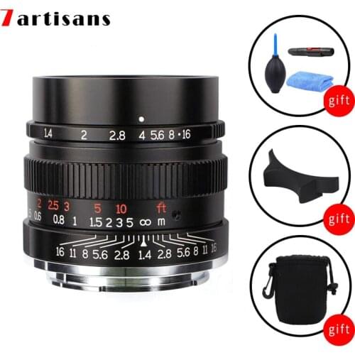 7artisans 35mm F1.4 Full Frame Manual Fixed Lens for Sony E-Mount Camera A7 A7II A7RII A7S A7SII A7III A7RIII A6500 A6300 A6000