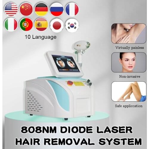 Free Shipping Newest 755nm 808nm 1064nm 3 wavelengths Diode laser machine for hair removal & skin rejuvenation machine