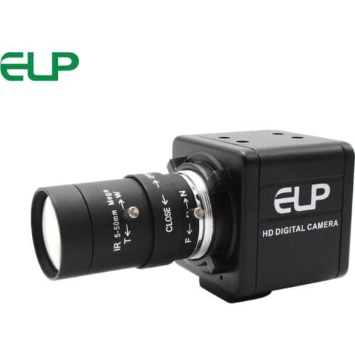 ELP 1.3MP CCTV security camera 5-50mm varifocal lens 1/3 CMOS Aptina AR0130 Machine Vision digital MJPEG USB camera