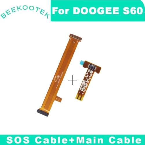 New Original Main Ribbon Flex Cable FPC+SOS Cable Accessories For Doogee S60 Smart Phone Repair Main Board