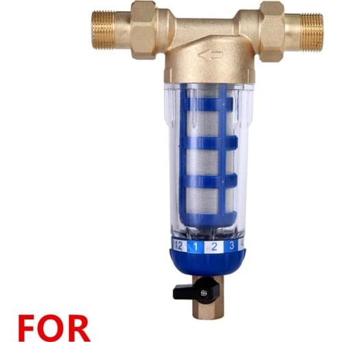 Water Purifier Pre-filter Household Backwash Tap Water Inlet Whole House Water Pipe Large Flow Water Purifier
