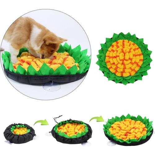 Personalized Pet Dog Snuffle Mat Nose Smell Training Pet Sniffing Mat Slow Feeding Bowl Food Dispenser Relieve Stress Puzzle Toy