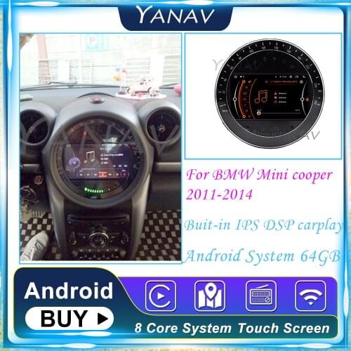 PX6 Car Stereo DSP IPS Head unit For Bmw Mini Cooper 2011-2014 Car Android Radio Car auto Dvd Gps Navigation Multimedia Player