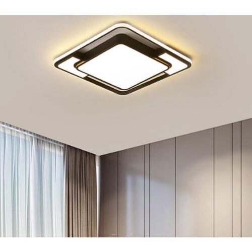 Modern LED Ceiling Lights with Remote control Dimmable Lamp Kitchen Loft Square lighting for bedroom living room new chandeliers