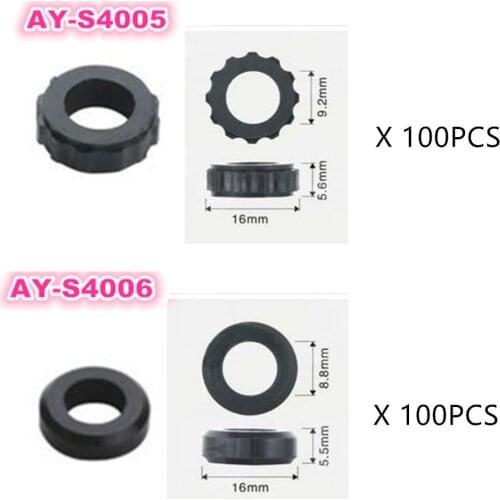 Fuel Injector Rubber Seals 200pieces For Mazda Mitsubishi Repair Kits INP780 INP781 Hot Sale Aftermarket AY-S40054006 Free Ship
