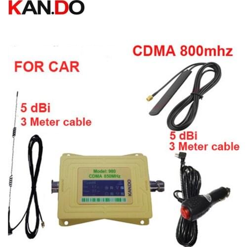 USA use car use booster CDMA 850Mhz phone signal booster for car,LCD display CDMA 850mhz signal repeater CDMA booster
