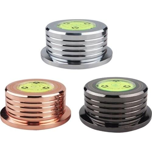 Universal 50Hz LP Vinyl Record Player Disc Turntable Stabilizer with Level Aluminum Alloy Weight Clamp G99B