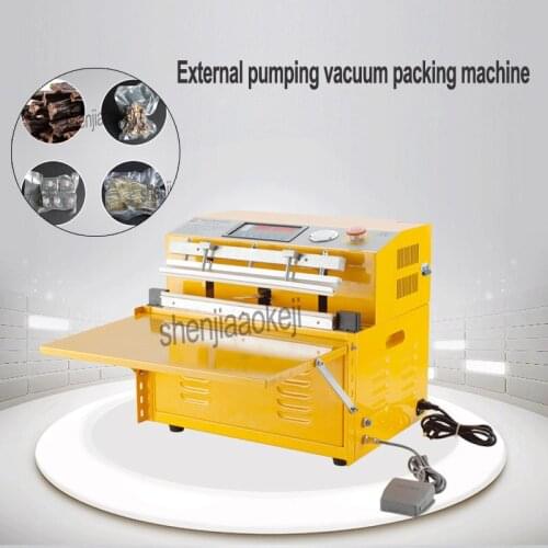 1PC DZQ-400TE Home Vacuum Machine External Pumping Vacuum Packing Machine Commercial Automatic Food Sealing Machine 110V/220V