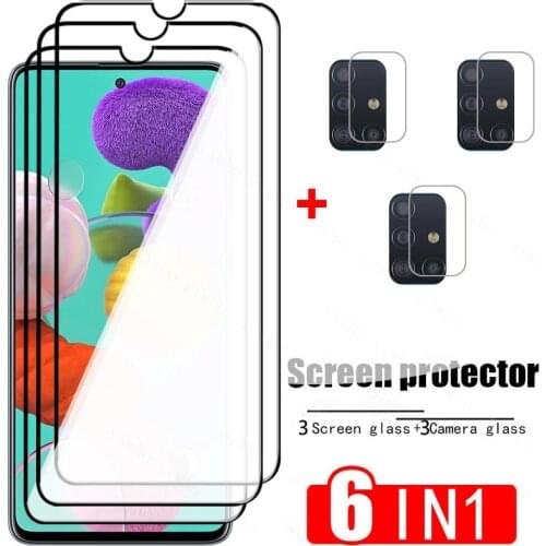 Tempered Glass for Samsung Galaxy A51 A71 A01 A31 A41 A42 5G Screen Protector Camera Lens M51 M31 A21 A11 A01 Protective Film