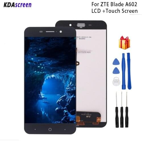 For ZTE Blade A602 LCD Display Touch Screen Digitizer Replacement For ZTE Blade A602 Display Screen LCD Phone Parts Free Tools
