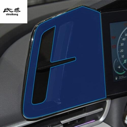 1PC TPU Material Left of the Dashboard Protection Cover for 2020 Hyundai Elantra MK7 Car Sticker Accessories