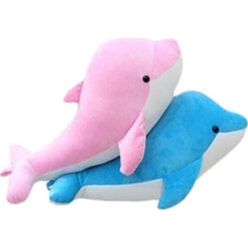 28cm 2pcs Sea world cuddly Kawaii real life Dolphins dolls accessories Children lovers birthday Christmas gift Stuffed toys