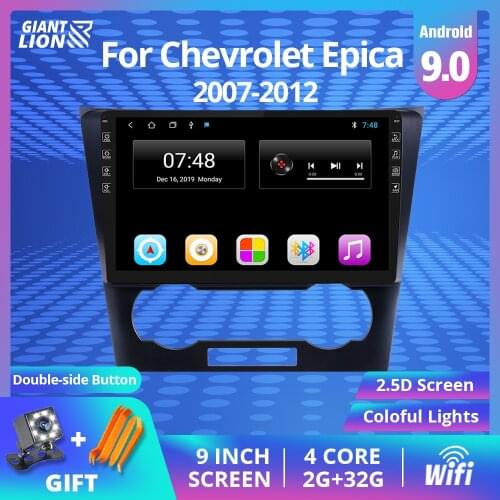 2din Android 9.0 Car Radio For Chevrolet Epica 2007-2012 Navigation GPS Radio Stereo Video Multimedia Car Dvd Player Auto Radio