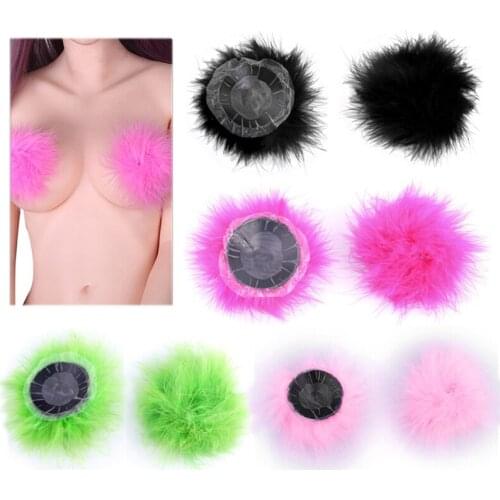 New Women Product Toys Feather Reusable Lingerie Sequin Tassel Breast Bra Nipple Cover Pasties Stickers Petals Exotic Accessory