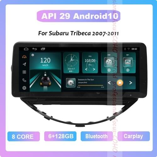 COHO For Subaru Tribeca 2007-2011 Android 10.0 12.3inch Octa Core 6+128G Car Multimedia Player Stereo Receiver Radio Cooling Fan