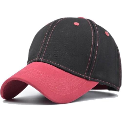 [DIFF COOL]Men and women light board stitching fashion baseball cap casual solid color sports cap dad adjustable breathable coup