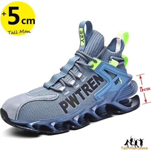Men Sneakers Height Increase Shoes Man Leisure Fashion Mesh Outdoor Shoes Summer Sports