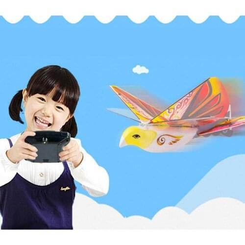 Flying Birds Electronic Mini RC Drone Toys Helicopter 360 Degree Flying RC Bird Toy 2.4 GHz Remote Control E-Bird 235x275x70mm