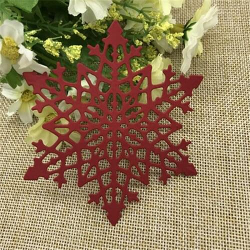 Metal Steel Snowflake Cutting Dies Stencil DIY Scrapbooking Album Card Paper Embossing Craft Decor