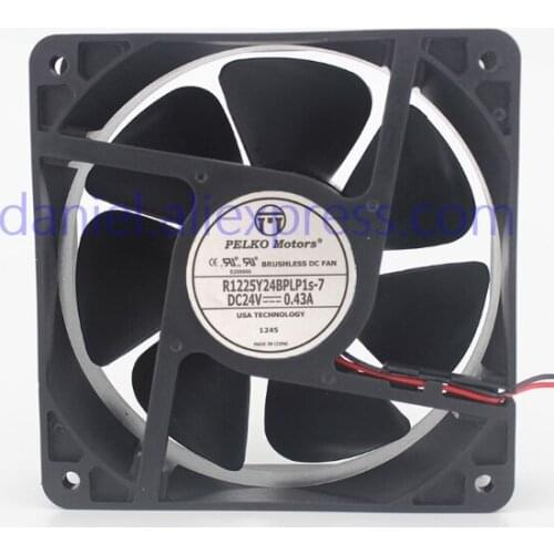 PELKO MOTORS R1225Y24BPLP1s-7 24V 0.43A 12025 12CM High Power