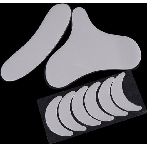 Transparent Anti Wrinkle Neck Pad Silicone Chest Pad Wrinkle Treatment Silicone Remover Chest Pad/Neck Pad/Eye Pad Skin Care