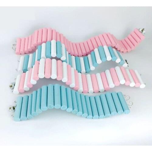 Colorful Wooden Hamster Ladder Bridge Rat Stair Gerbil Rodent Toy Parrot Wood Bridge Ladder Pet Supplies