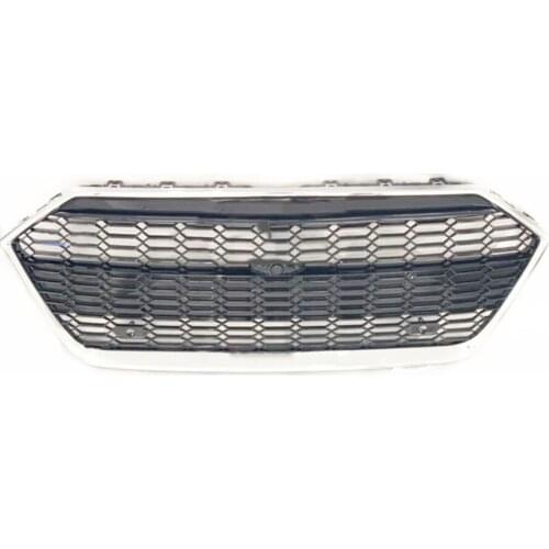 For RS7 Style Front Sport Hex Mesh Honeycomb HoodGrill Gloss Black for Audi A7/S7 2019 2020 Car Accessories