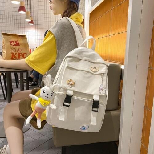 Campus Cool Girl Harajuku Large-capacity Junior High School Student Schoolbag New Fashion Casual Travel Backpack