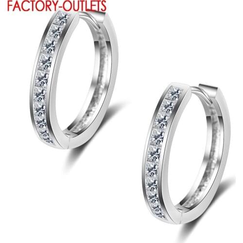 Multiple Model 925 Sterling Silver Hoop Earrings New Simple Elegant Earrings For Women Hot Sale High Quality Fashion Jewelry