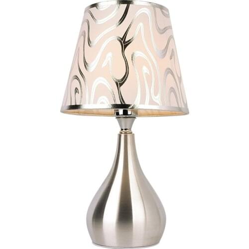 Modern Bedside Lamps LED Desk Lamp 110V-240V with E27 Bulb Table Lamps For Bedroom Study Decor Living Room Lighting White Light