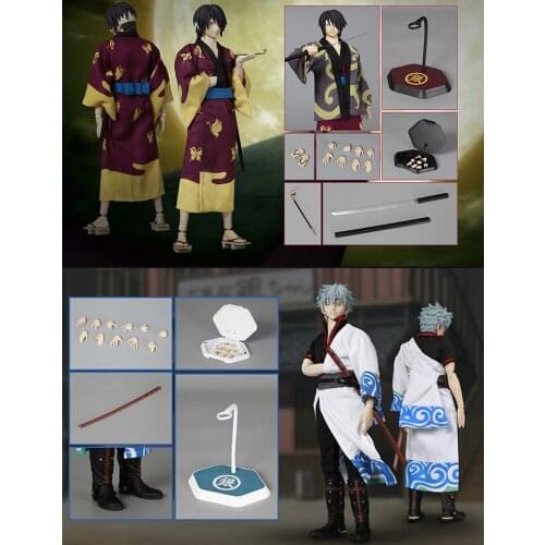 XM001 XM002 Gintama XM Sakata Gintoki Takasugi Shinsuke 1/6 Full Set Action Figure Doll