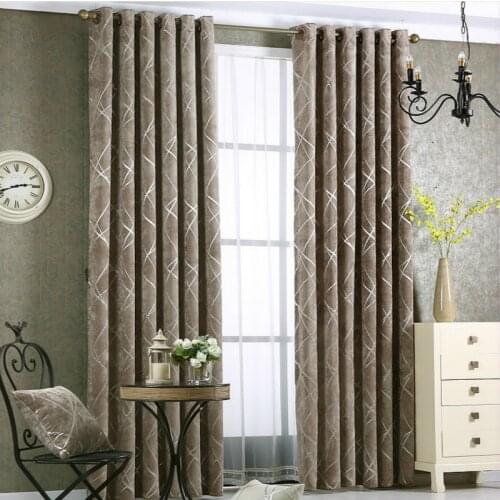 Bedroom Curtains Drape For Home Deco Soundproof Blind Living Room Blackout Curtain Window Treatment Jacquard Cortina Customized