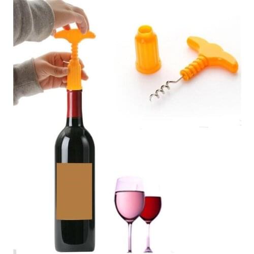 1PC Creative Multifunctional Mini Outdoor Stainless Steel Red Corkscrew Wine Bottle Opener Bottle Opener OK 0314