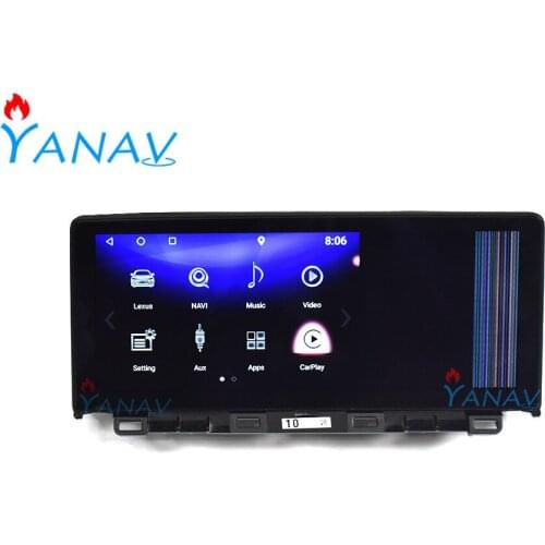 10.25''car stereo DVD player for-Lexus NX NX200 NX300h 2018 2019 2020 GPS navigation Car audio multimedia video HD screen player