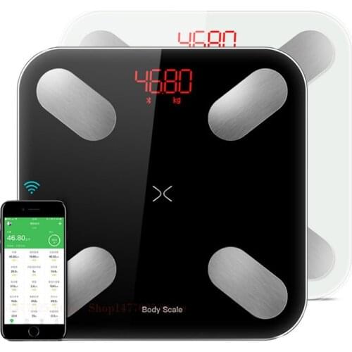 2019 Hot Digital Bathroom Weight Scale Body Fat Electronic Floor Scales Household Human Weighing Scale Bluetooth Weegschaal