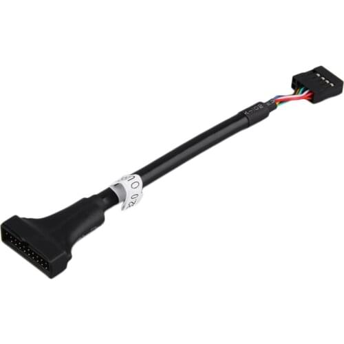 2020 NEW USB 2.0 9 Pin Female to Motherboard USB 3.0 20 Pin Male Extension Cable In stock