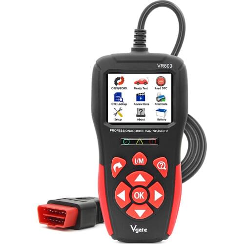 Professional OBD2 Scanner Automotive Vgate VR800 Code Reader OBD II Code Scanner Auto Diagnostic Tool for All Car After 1996