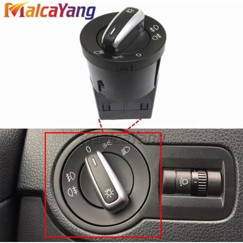 3B0 941 531 3BD941531 15 Chrome Headlight Switch For V-W Passat B5 B5.5 Golf Bora MK4 New Beetle SHARAN Polo Seat Alhambra